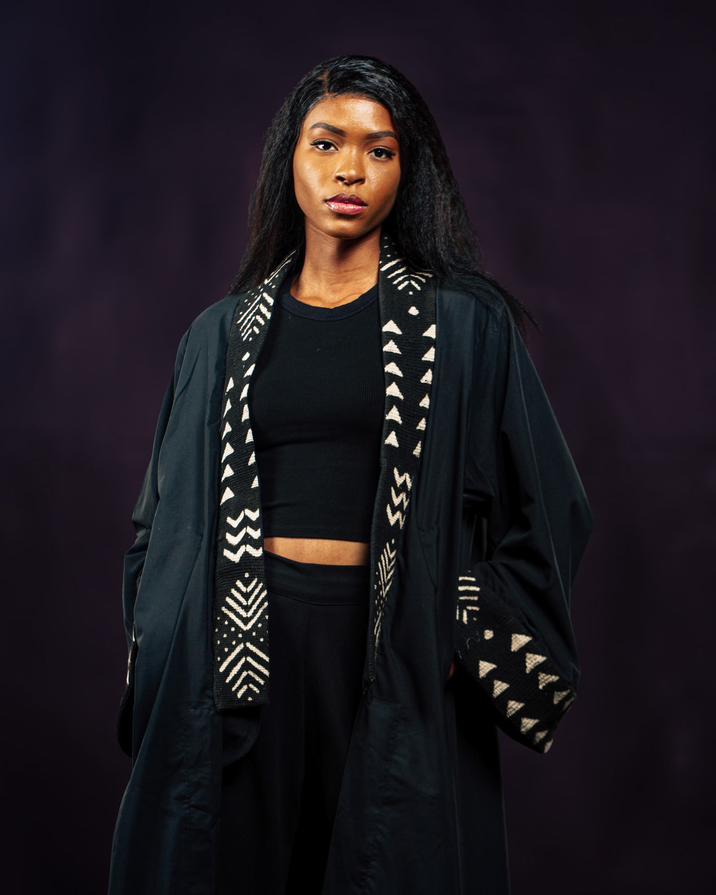Kimono long pour un look citadin chic - édition limitée - YMN03