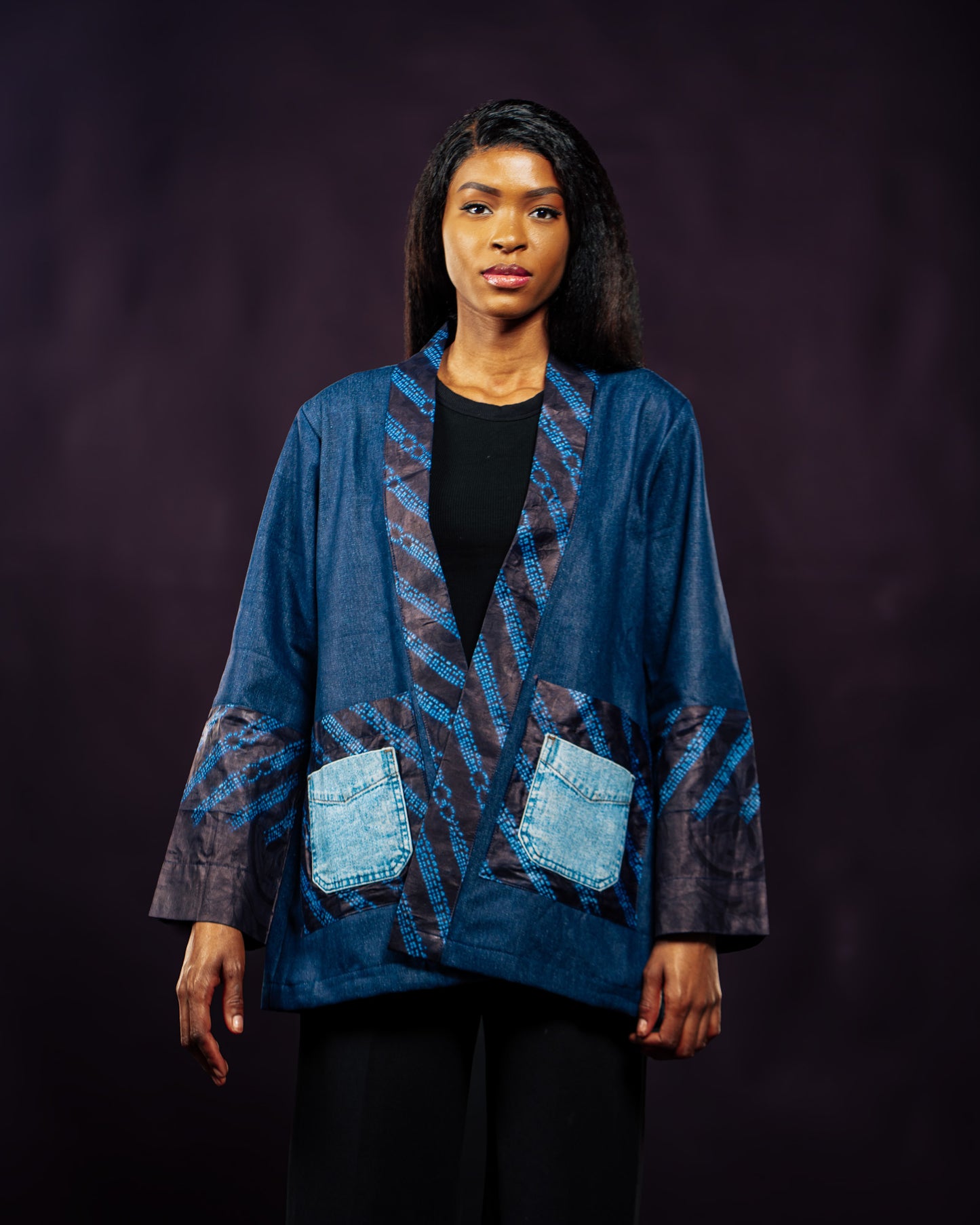 Veste kimono courte pour un look moderne - édition limitée - YMN08