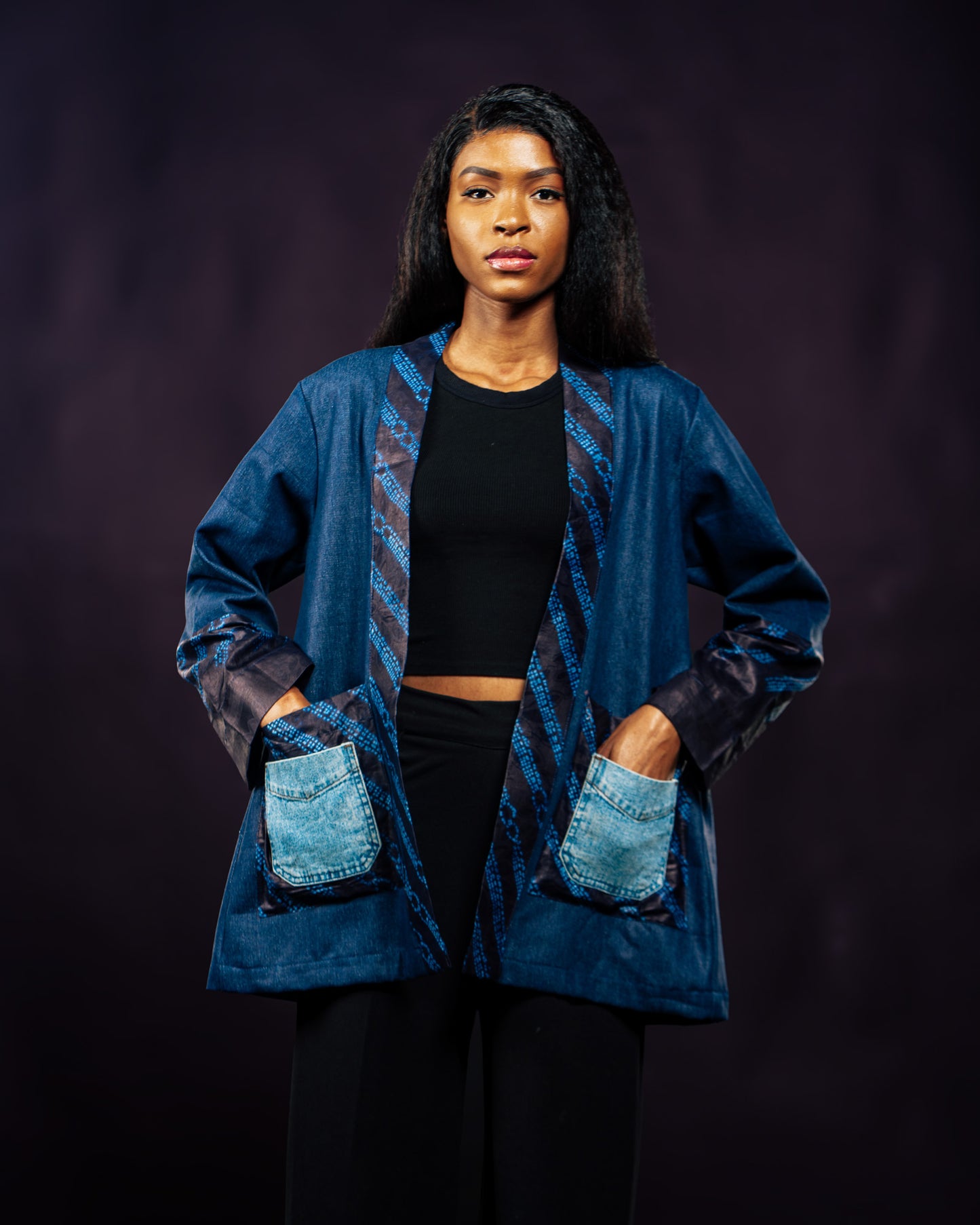 Veste kimono courte pour un look moderne - édition limitée - YMN08